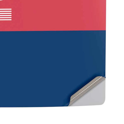 USA Flag Color Block PS5 Pro Disk Console Skin